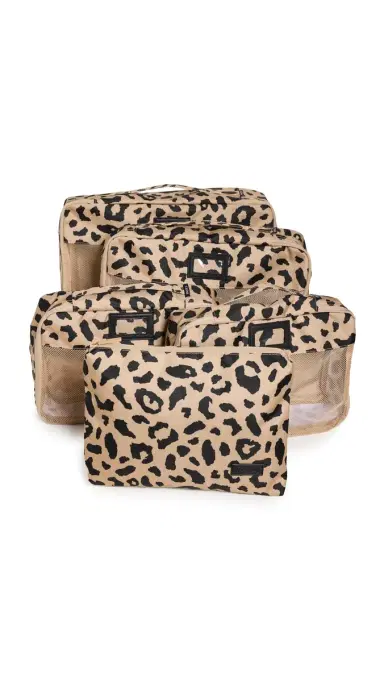 CALPAK 5 Piece Packing Cube Set Cheetah One Size | Thumbnail 6 CALPAK 5 Piece Packing Cube Set Cheetah One Size | Thumbnail 6