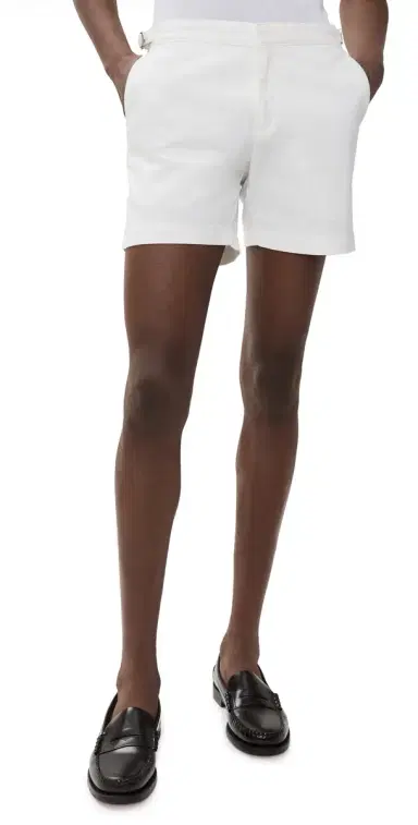 Orlebar Brown Bulldog Stretch Cotton Shorts 5 Sea Mist 34 | Thumbnail 1