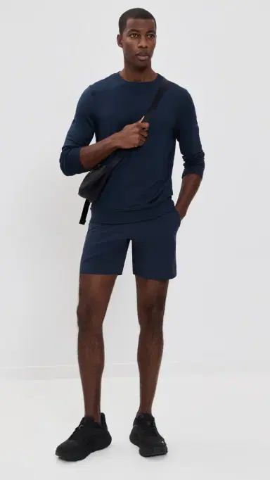 Beyond Yoga Pivotal 2.0 Performance Shorts 7 Nocturnal Navy | Thumbnail 5