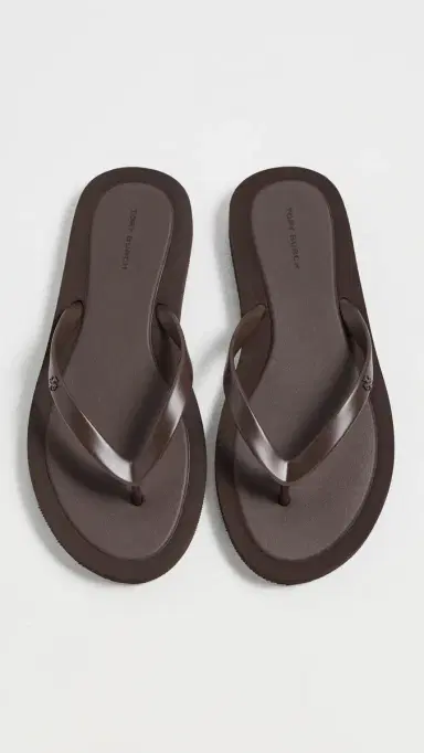 Tory Burch Kira Padded Flip Flops Dark Cocoa 7 | Thumbnail 5 Tory Burch Kira Padded Flip Flops Dark Cocoa 7 | Thumbnail 5