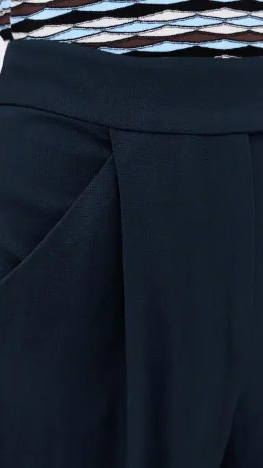 Veronica Beard Marbeau Pants Navy 2 | Thumbnail 6