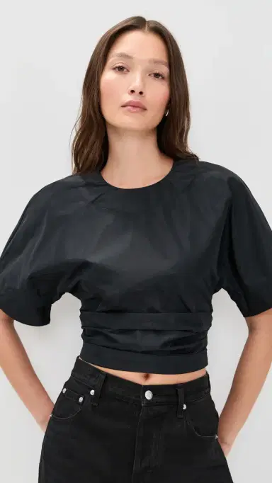 STAUD Michelina Top Black | Thumbnail 2 STAUD Michelina Top Black | Thumbnail 2