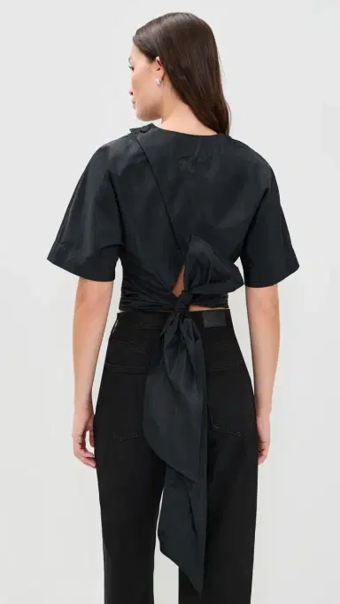 STAUD Michelina Top Black | Thumbnail 3 STAUD Michelina Top Black | Thumbnail 3