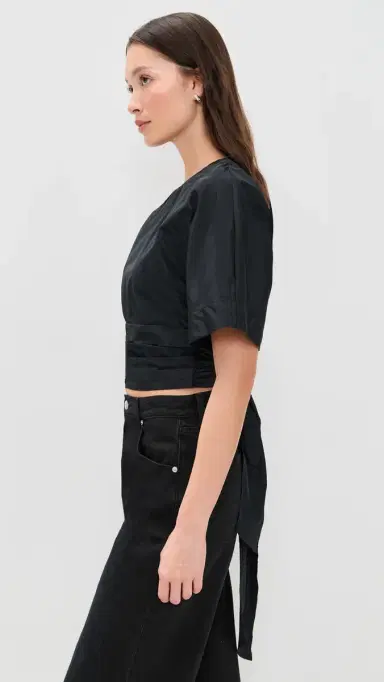 STAUD Michelina Top Black | Thumbnail 4 STAUD Michelina Top Black | Thumbnail 4