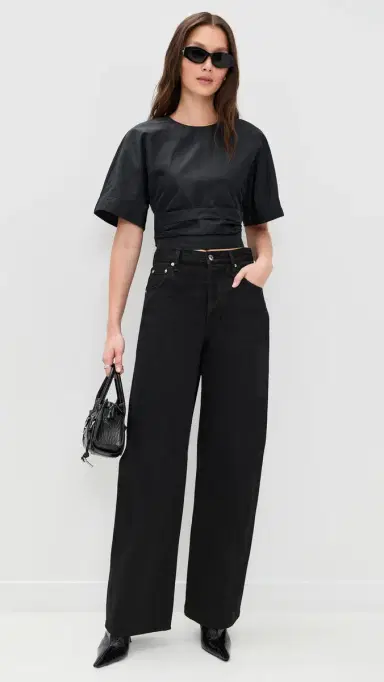 STAUD Michelina Top Black | Thumbnail 5 STAUD Michelina Top Black | Thumbnail 5