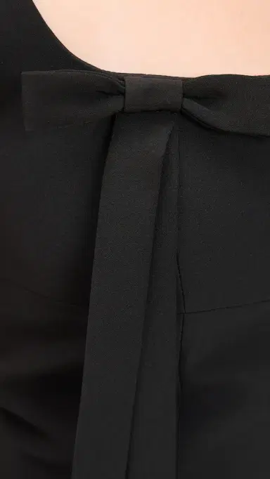 Sandy Liang Amelie Top Black | Thumbnail 6 Sandy Liang Amelie Top Black | Thumbnail 6