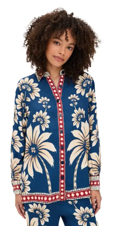 FARM Rio Luna Pajama hirt Luna Blue | Thumbnail 1