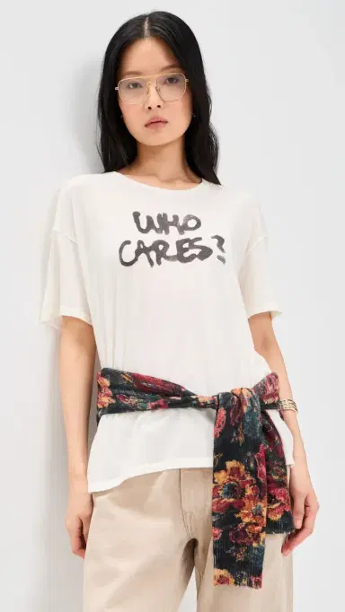 R13 Who Cares Relaxed Tee Off White S | Thumbnail 2 R13 Who Cares Relaxed Tee Off White S | Thumbnail 2