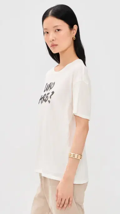 R13 Who Cares Relaxed Tee Off White S | Thumbnail 4 R13 Who Cares Relaxed Tee Off White S | Thumbnail 4