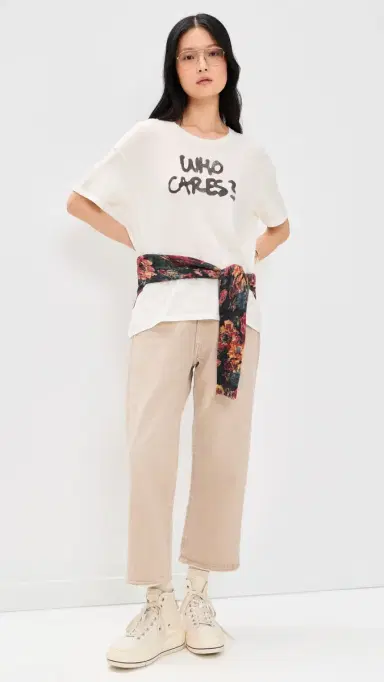 R13 Who Cares Relaxed Tee Off White S | Thumbnail 5 R13 Who Cares Relaxed Tee Off White S | Thumbnail 5