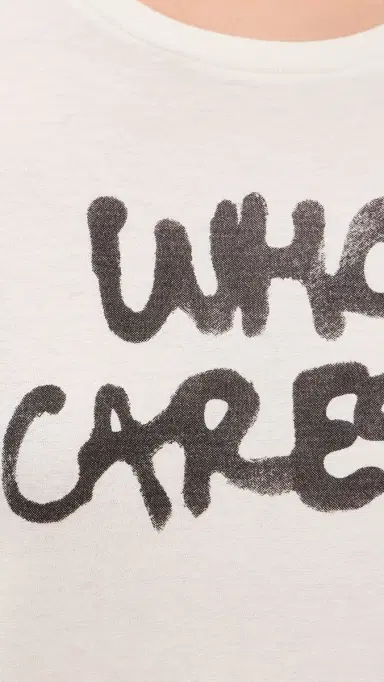 R13 Who Cares Relaxed Tee Off White S | Thumbnail 6 R13 Who Cares Relaxed Tee Off White S | Thumbnail 6