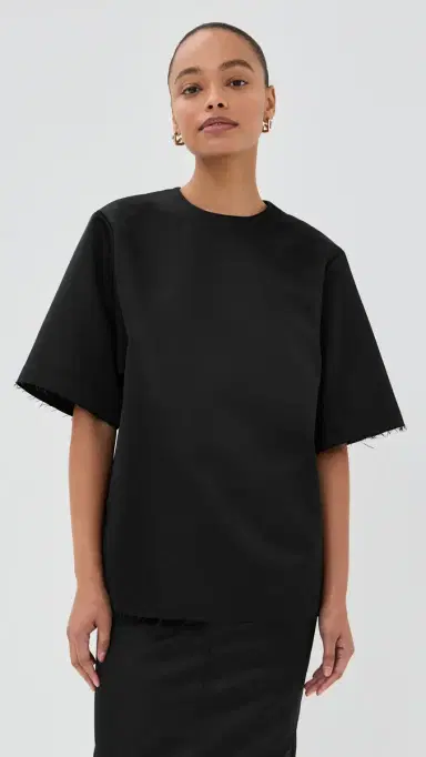 Co Oversized Shirt Black | Thumbnail 2