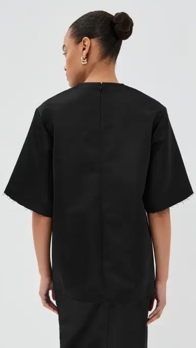 Co Oversized Shirt Black | Thumbnail 3