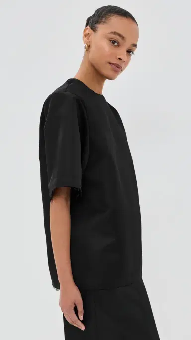 Co Oversized Shirt Black | Thumbnail 4