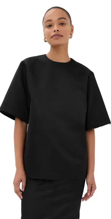 Co Oversized Shirt Black | Thumbnail 1