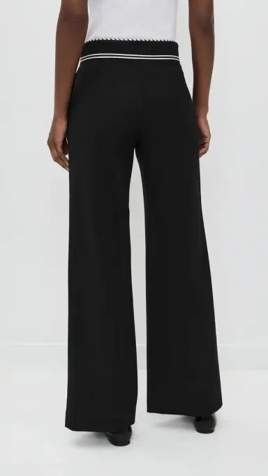 FRAME The Prim Trousers Black | Thumbnail 3