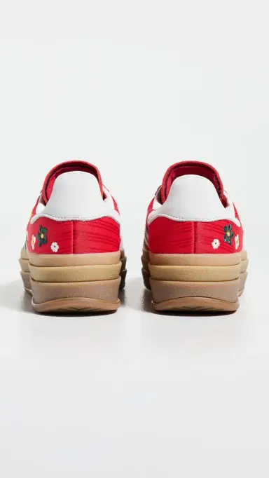 Adidas Gazelle Bold Sneakers Scarlet/Off White/Eqt Yellow 5.5 | Thumbnail 4