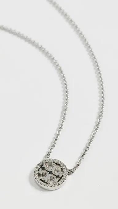 Tory Burch Icon Pavé Pendant Necklace | Thumbnail 2