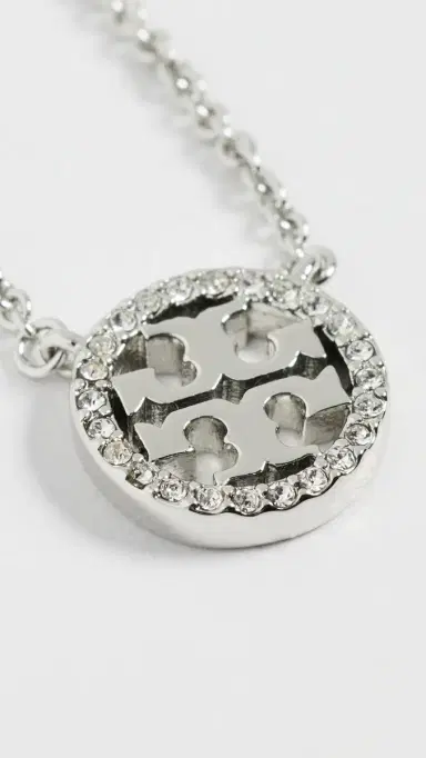 Tory Burch Icon Pavé Pendant Necklace | Thumbnail 5