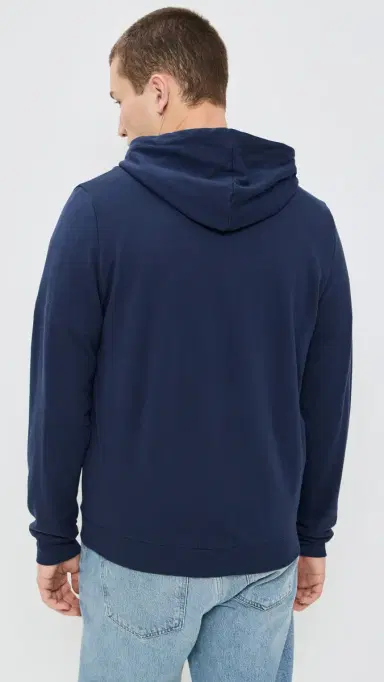 Marine Layer Afternoon Full Zip Hoodie True Navy M | Thumbnail 3 Marine Layer Afternoon Full Zip Hoodie True Navy M | Thumbnail 3