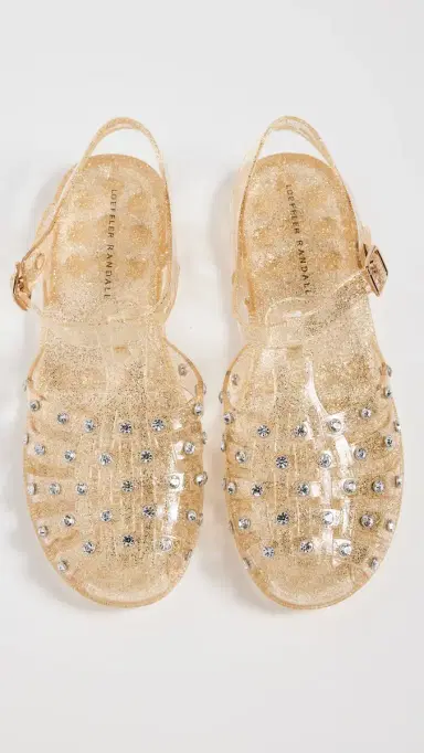 Loeffler Randall Rhys Jelly Sandals with Studs | Thumbnail 5