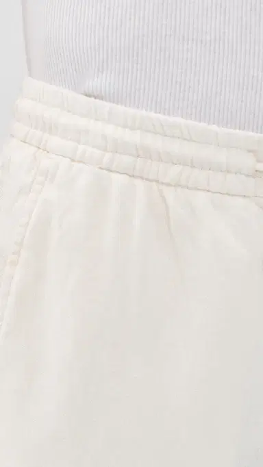 RAILS Callum Tall Drawstring Pants Ecru S | Thumbnail 6