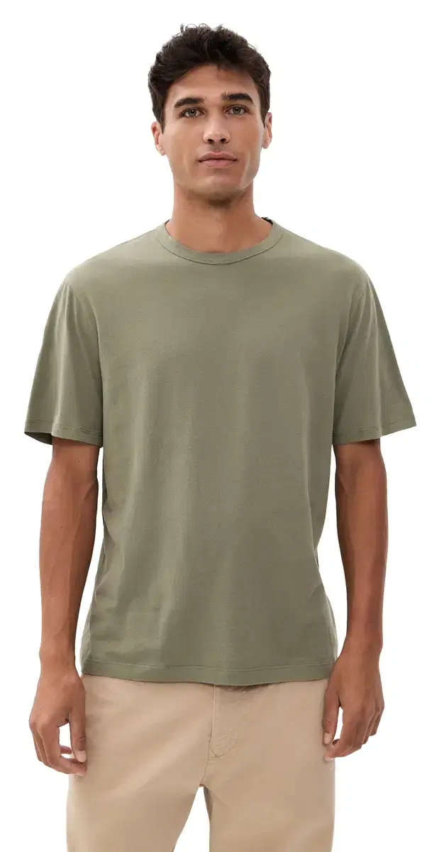 Crew Neck Tee Olive