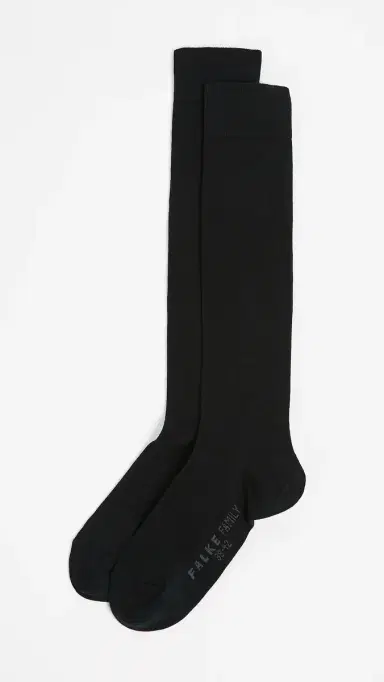 FALKE Family Knee High Socks Black 39-42 | Thumbnail 2