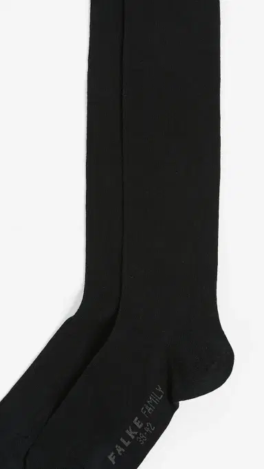 FALKE Family Knee High Socks Black 39-42 | Thumbnail 4