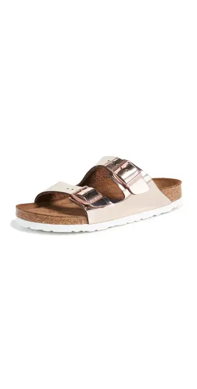 Birkenstock Arizona Soft Footbed Sandals Metallic Copper 36 | Thumbnail 1