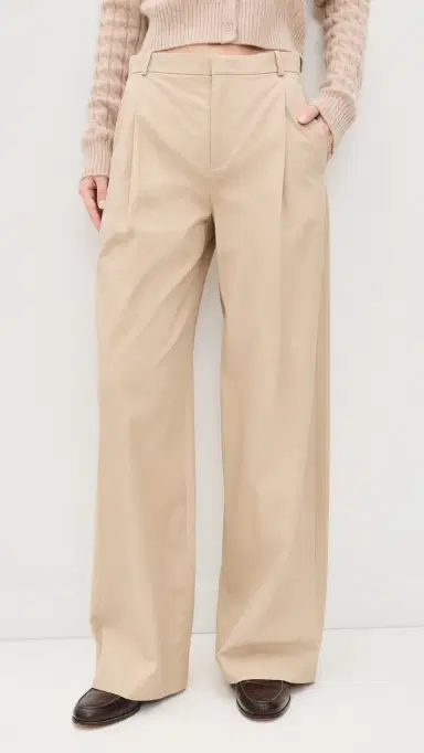 Vince Camille Wide Leg Trousers Wheatstone 0 | Thumbnail 2