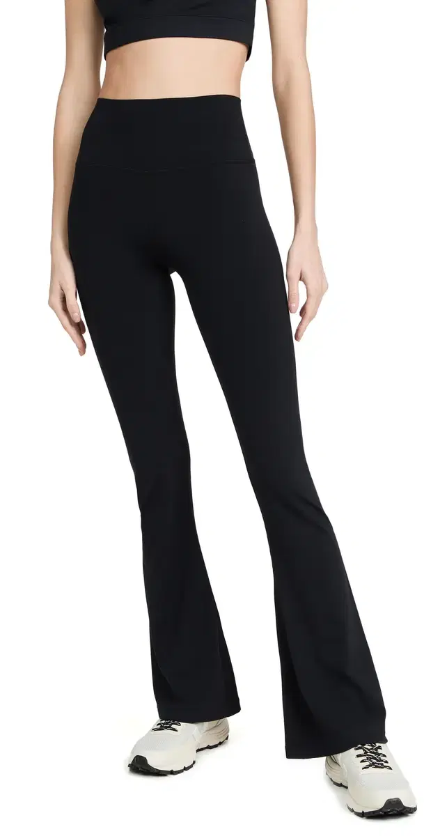 Raquel High Waist Airweight Flared Legging 32" Black