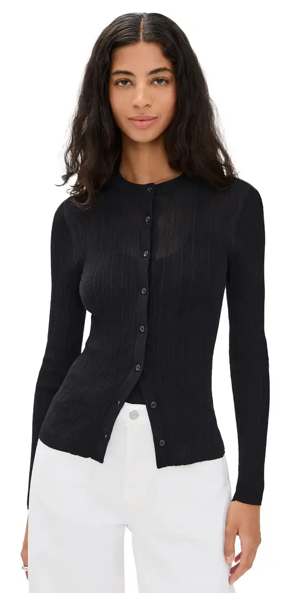 A.L.C. A. .C. Fisher Cardigan Black