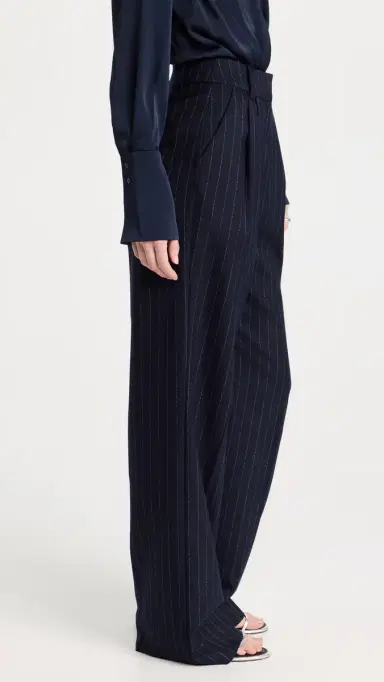 Favorite Daughter The Favorite Pants Navy Pinstripe 2 | Thumbnail 4