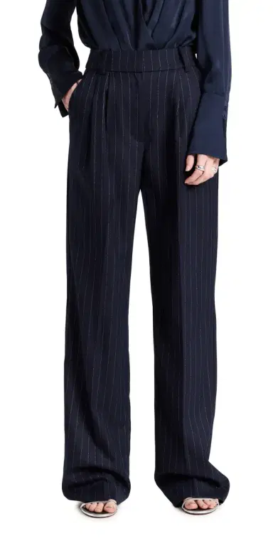 Favorite Daughter The Favorite Pants Navy Pinstripe 2 | Thumbnail 1