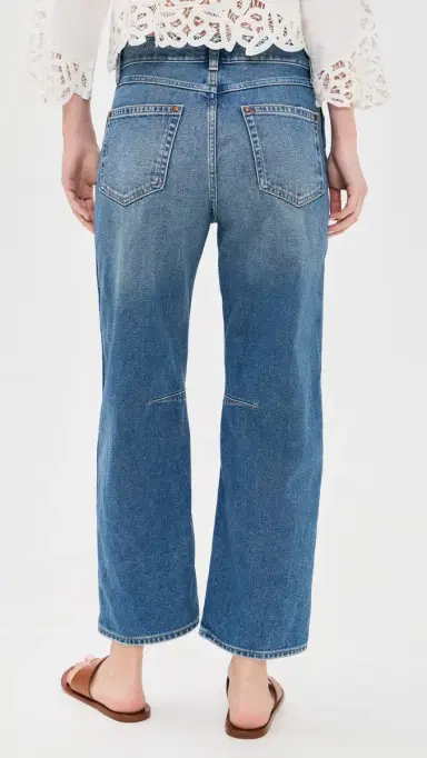 Madewell The Darted Barrel Leg Jeans Retro Bright Wash | Thumbnail 3 Madewell The Darted Barrel Leg Jeans Retro Bright Wash | Thumbnail 3