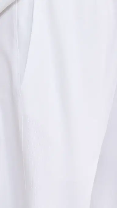 Tibi Summer Sweatshirting Winslow Pants White L | Thumbnail 6