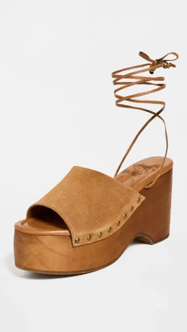 Free People Front Row Wrap Clogs | Thumbnail 2 Free People Front Row Wrap Clogs | Thumbnail 2