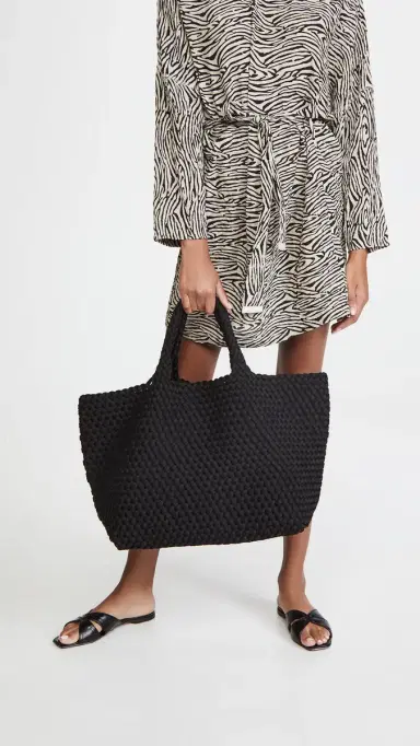 Naghedi St Barths Large Tote Onyx | Thumbnail 3 Naghedi St Barths Large Tote Onyx | Thumbnail 3
