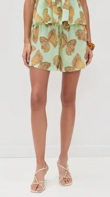 Ulla Johnson Bijou Coverup Shorts Water Blossoms | Thumbnail 2 Ulla Johnson Bijou Coverup Shorts Water Blossoms | Thumbnail 2