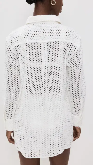 Solid & Striped The Bronte Button Down Coverup Brule L | Thumbnail 3