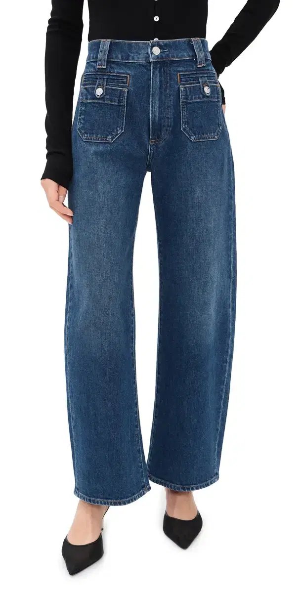 Arellia Ankle Jeans with Welt Tab Patch Pockets Paradox