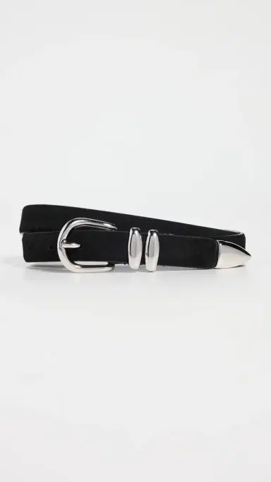 Anderson's Skinny Double Fastener Leather Belt | Thumbnail 2 Anderson's Skinny Double Fastener Leather Belt | Thumbnail 2
