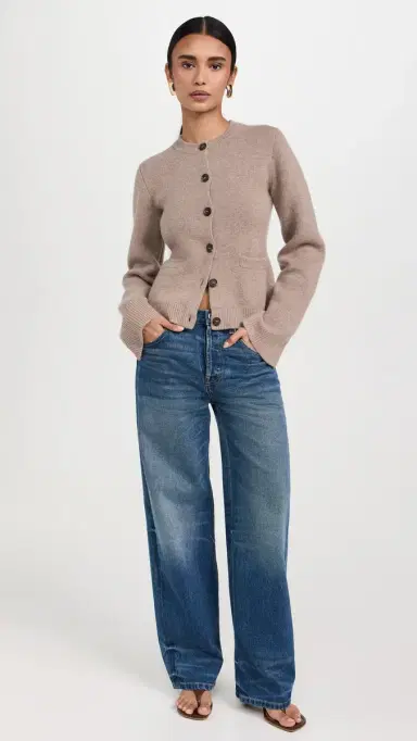Jenni Kayne Cooper Cardigan Taupe M | Thumbnail 5