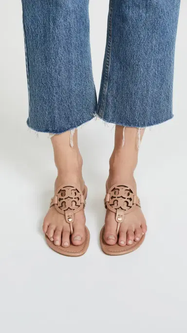 Tory Burch Miller Sandals Light Sand 7 | Thumbnail 3 Tory Burch Miller Sandals Light Sand 7 | Thumbnail 3