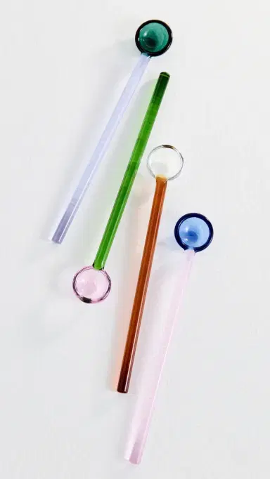 FAZEEK Glass Teaspoons Multi One Size | Thumbnail 2