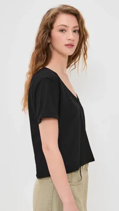perfectwhitetee Beckett Tee True Black | Thumbnail 4