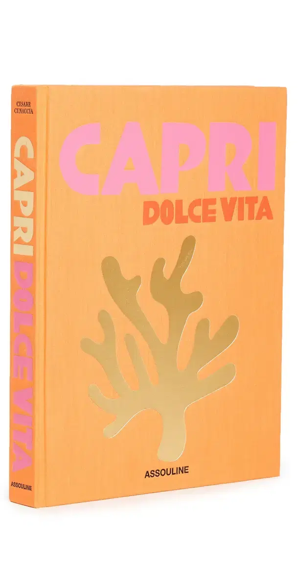 Assouline Capri Dolce Vita Book Orange One Size