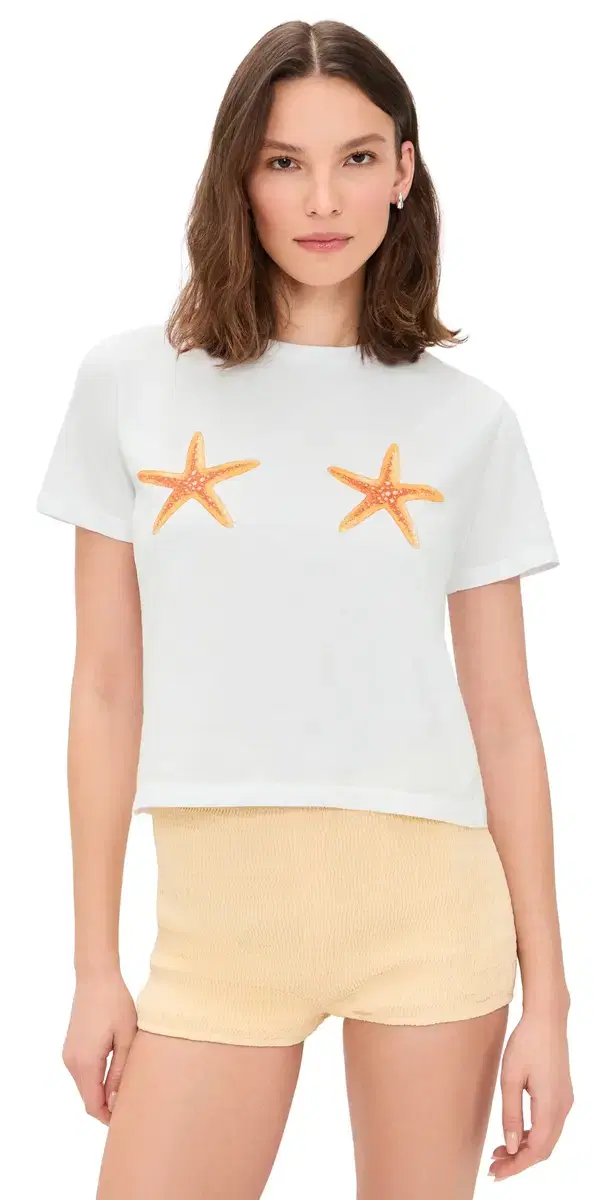 Lucky Starfish Tee White