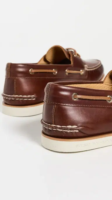 Sperry Gold Cup Authentic Original 2 Eye Boat Shoes Medium Beige 8 | Thumbnail 3